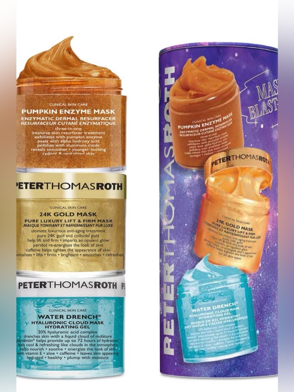 Peter Thomas Roth Mask Blast Off 3 Piece Mask Set full size